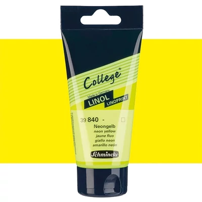 Schmincke College Linol linófesték, 75 ml - 840, neon yellow