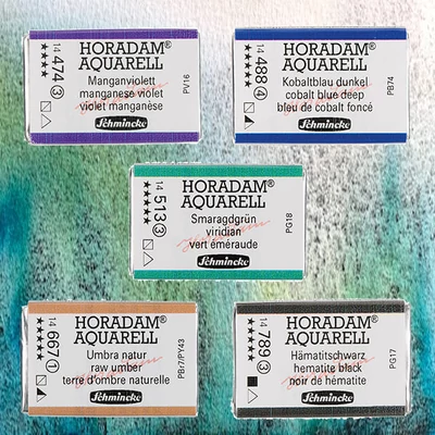Schmincke Horadam akvarellfesték, granuláló, 1/1 szilkés - különféle színekben