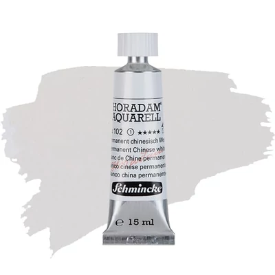 Schmincke Horadam tubusos akvarellfesték, 15 ml - 102, permanent chinese white