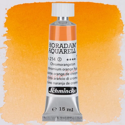 Schmincke Horadam tubusos akvarellfesték, 15 ml - 214, chromium orange hue