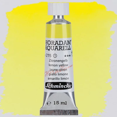 Schmincke Horadam tubusos akvarellfesték, 15 ml - 215, lemon yellow