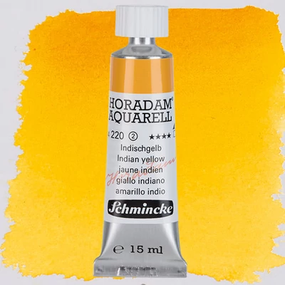 Schmincke Horadam tubusos akvarellfesték, 15 ml - 220, indian yellow