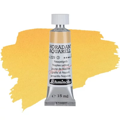 Schmincke Horadam tubusos akvarellfesték, 15 ml - 229, naples yellow