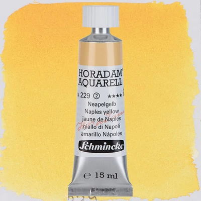 Schmincke Horadam tubusos akvarellfesték, 15 ml - 229, naples yellow