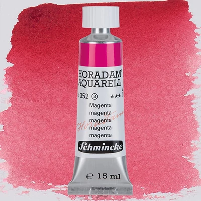 Schmincke Horadam tubusos akvarellfesték, 15 ml - 352, magenta