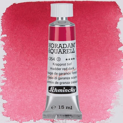 Schmincke Horadam tubusos akvarellfesték, 15 ml - 354, madder red dark