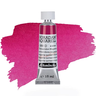 Schmincke Horadam tubusos akvarellfesték, 15 ml - 369, quinacridone magenta
