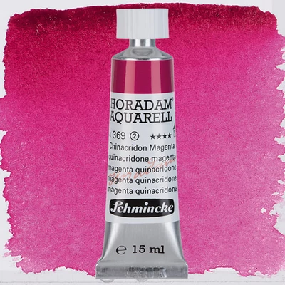 Schmincke Horadam tubusos akvarellfesték, 15 ml - 369, quinacridone magenta