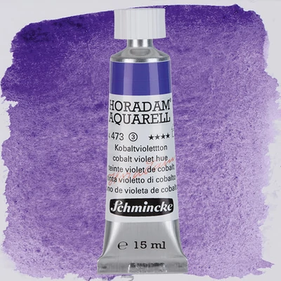 Schmincke Horadam tubusos akvarellfesték, 15 ml - 473, cobalt violet hue, granuláló