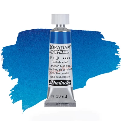 Schmincke Horadam tubusos akvarellfesték, 15 ml - 481, cerulean blue hue
