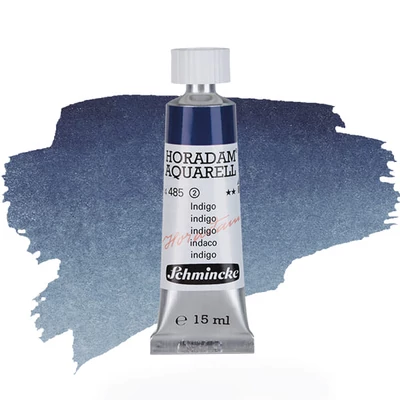 Schmincke Horadam tubusos akvarellfesték, 15 ml - 485, indigo
