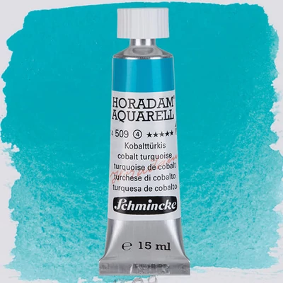 Schmincke Horadam tubusos akvarellfesték, 15 ml - 509, cobalt turquoise, granuláló