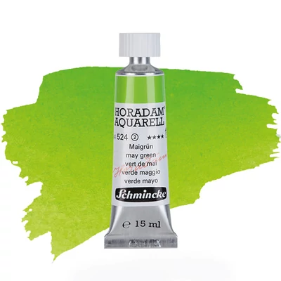 Schmincke Horadam tubusos akvarellfesték, 15 ml - 524, may green