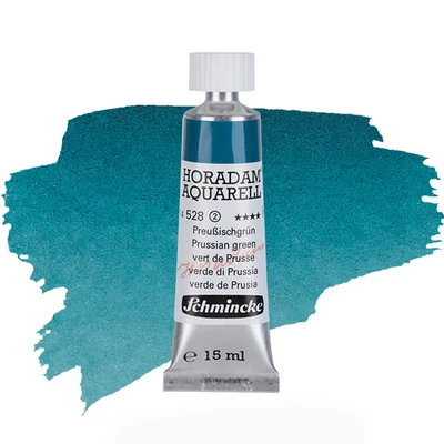 Schmincke Horadam tubusos akvarellfesték, 15 ml - 528, prussian green