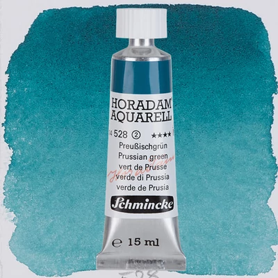 Schmincke Horadam tubusos akvarellfesték, 15 ml - 528, prussian green