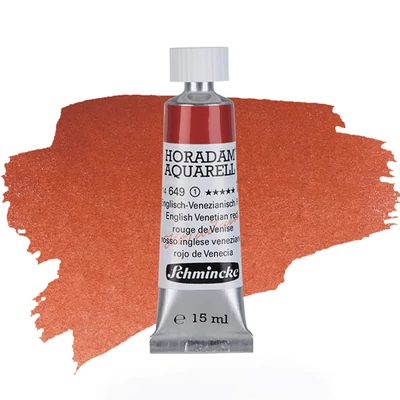 Schmincke Horadam tubusos akvarellfesték, 15 ml - 649, english venetian red