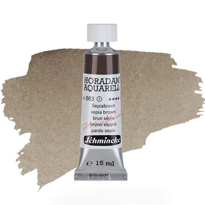 Schmincke Horadam tubusos akvarellfesték, 15 ml - 663, sepia brown