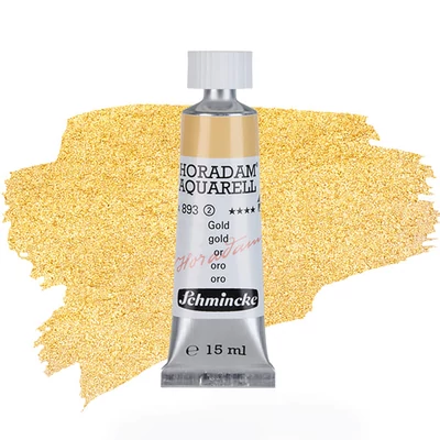 Schmincke Horadam tubusos akvarellfesték, 15 ml - 893, gold