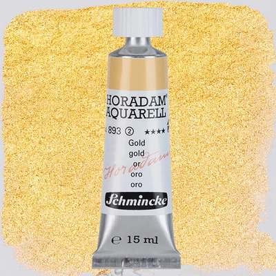 Schmincke Horadam tubusos akvarellfesték, 15 ml - 893, gold