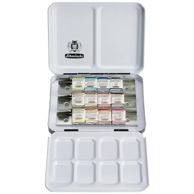 Schmincke Horadam akvarellfesték készlet - 12x1/2 szilke, Felix Scheinberger