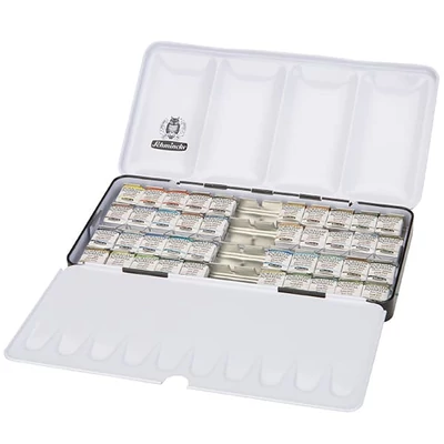 Schmincke Horadam akvarellfesték készlet, szuper granuláló - 40x1/2 szilke