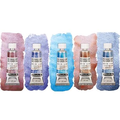 Schmincke Horadam akvarellfesték készlet, szuper granuláló - 5x15 ml, Galaxy