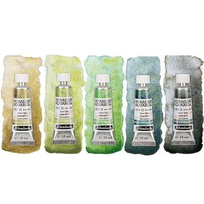 Schmincke Horadam akvarellfesték készlet, szuper granuláló - 5x15 ml, Shire