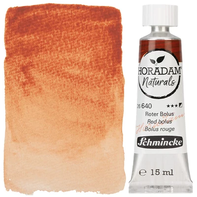 Schmincke Horadam Naturals tubusos akvarellfesték, 15 ml - 640, red bolus