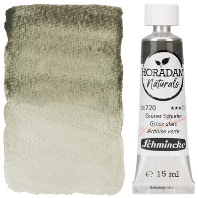Schmincke Horadam Naturals tubusos akvarellfesték, 15 ml - 720, green slate