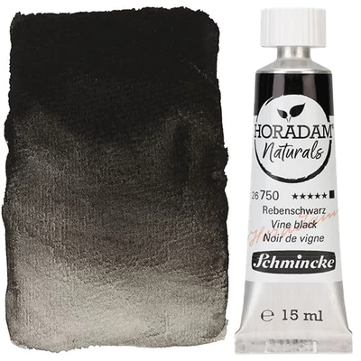 Schmincke Horadam Naturals tubusos akvarellfesték, 15 ml - 750, vine black