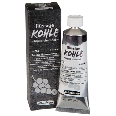 Schmincke folyékony szén, 35 ml - 18755, grape seed black 