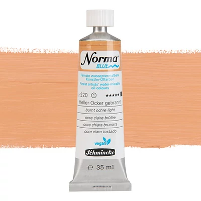 Schmincke Norma Blue vegán vizes olajfesték, 35 ml - 220, burnt ochre light