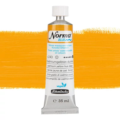 Schmincke Norma Blue vegán vizes olajfesték, 35 ml - 243, cadmium yellow hue deep