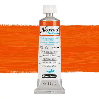 Schmincke Norma Blue vegán vizes olajfesték, 35 ml - 306, vermilion light