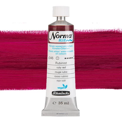 Schmincke Norma Blue vegán vizes olajfesték, 35 ml - 346, ruby red