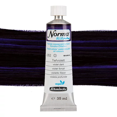 Schmincke Norma Blue vegán vizes olajfesték, 35 ml - 352, violet dark