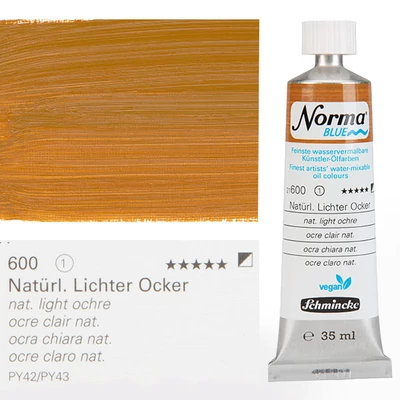 Schmincke Norma Blue vegán vizes olajfesték, 35 ml - 602, yellow ochre