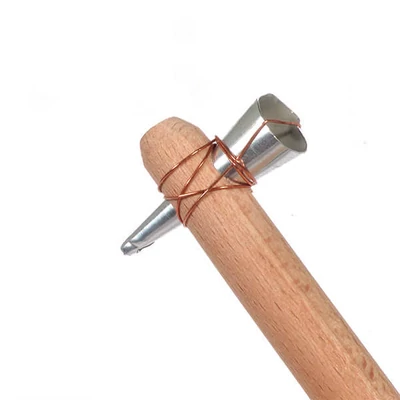 Íróka tojásfestéshez - nagy, kb. 3 cm-es fém tölcsérrel