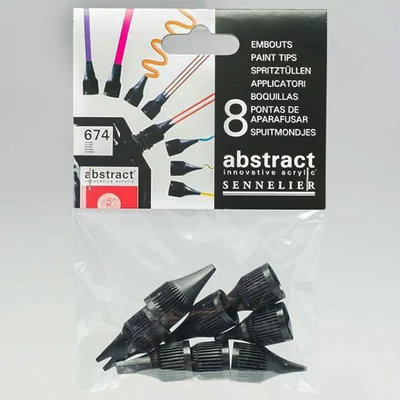 Sennelier Abstract kinyomófej készlet akrilfestékhez, 8 db