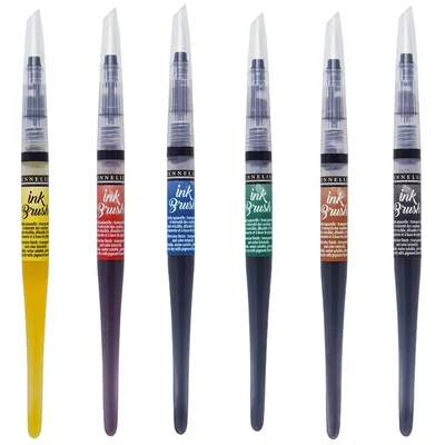 Sennelier Ink Brush vízoldható tinta ecsetfilc - különféle színekben