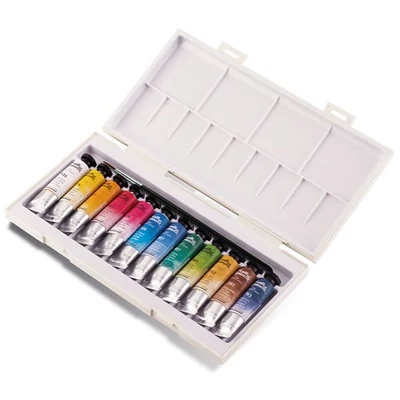 Sennelier la petite Aquarelle Travel box akvarellfesték készlet - 12x10 ml + ecset