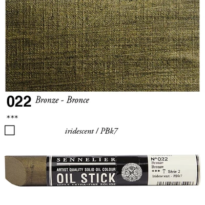 Sennelier Oil Stick olajfesték rúd, 38 ml - 022, bronze
