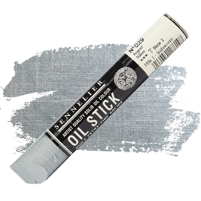 Sennelier Oil Stick olajfesték rúd, 38 ml - 029, silver