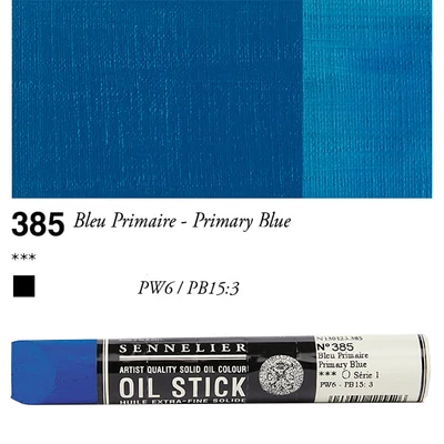 Sennelier Oil Stick olajfesték rúd, 38 ml - 385, primary blue