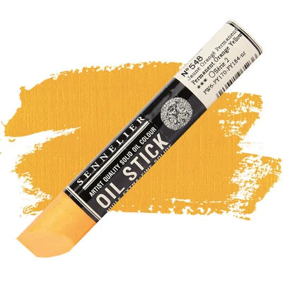 Sennelier Oil Stick olajfesték rúd, 38 ml - 548, permanent yellow orange