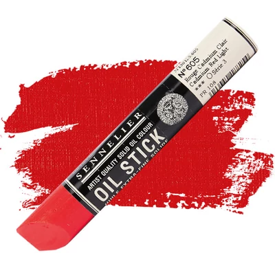 Sennelier Oil Stick olajfesték rúd, 38 ml - 605, cadmium red light