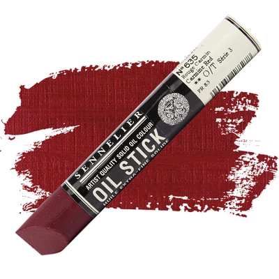 Sennelier Oil Stick olajfesték rúd, 38 ml - 635, carmine red