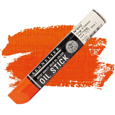 Sennelier Oil Stick olajfesték rúd, 38 ml - 640, red orange