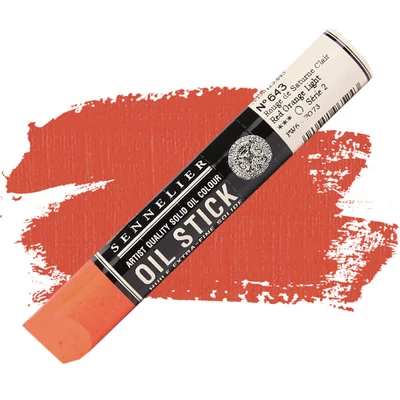 Sennelier Oil Stick olajfesték rúd, 38 ml - 643, red orange light