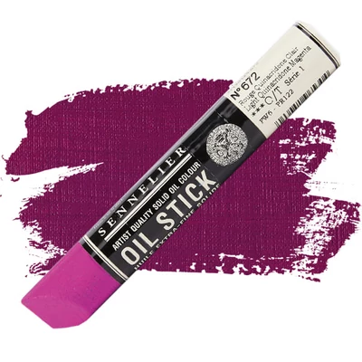 Sennelier Oil Stick olajfesték rúd, 38 ml - 672, light quinacridone magenta
